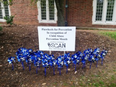 pinwheel garden display